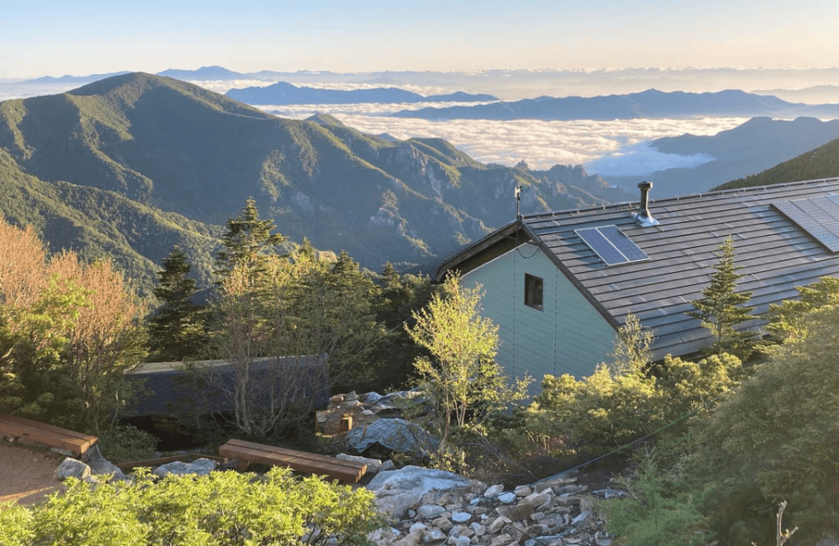 金峰山小屋 