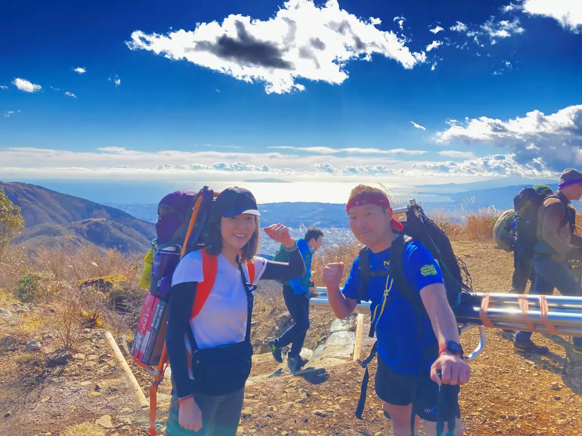 丹沢で歩荷仲間と